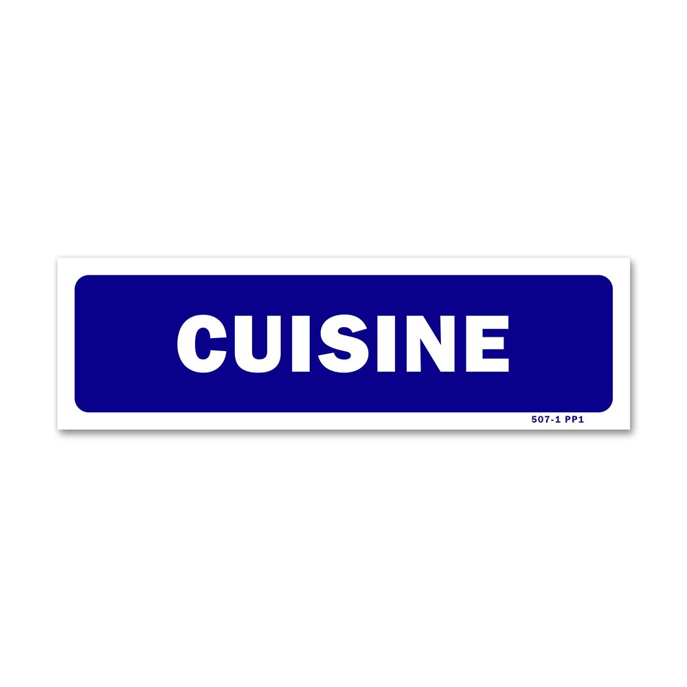 Panneau signalisation "cuisine"