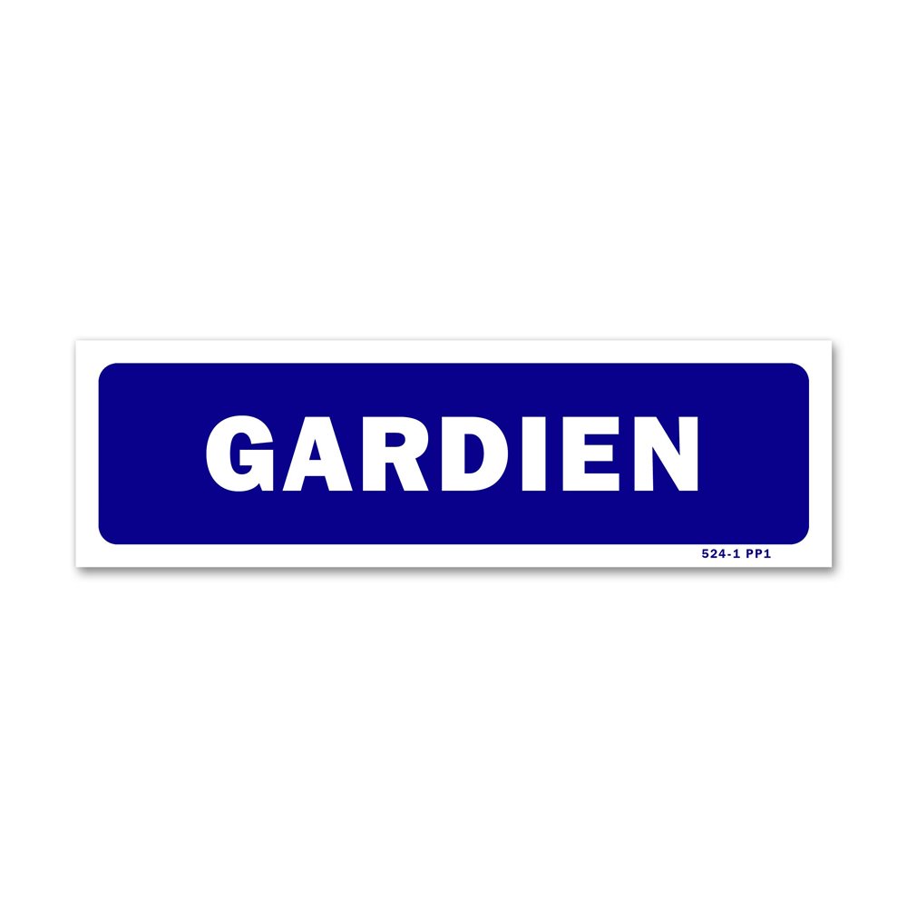 "Watchman" signpost Panneau signalisation "gardien"