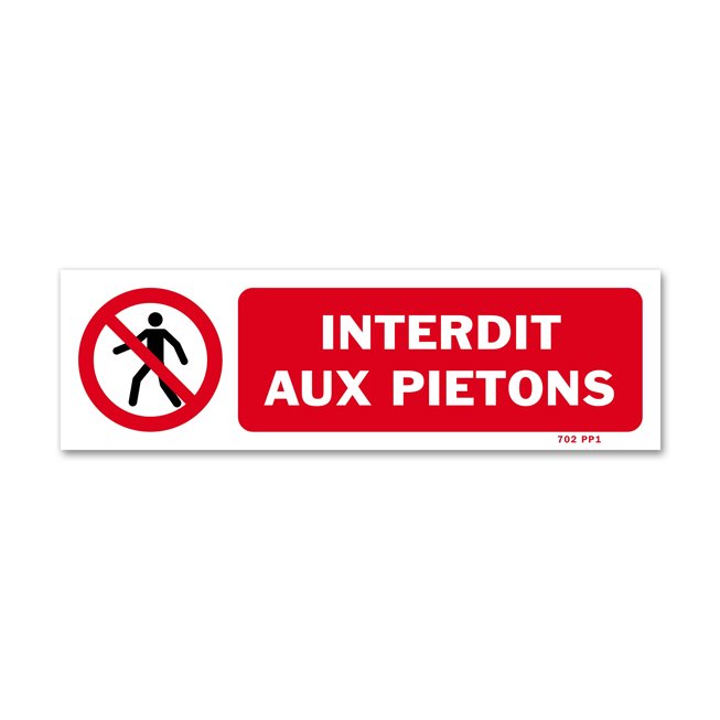 Panneau signalisation pcto accès interdit