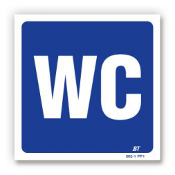 Panneau signalisation picto wc