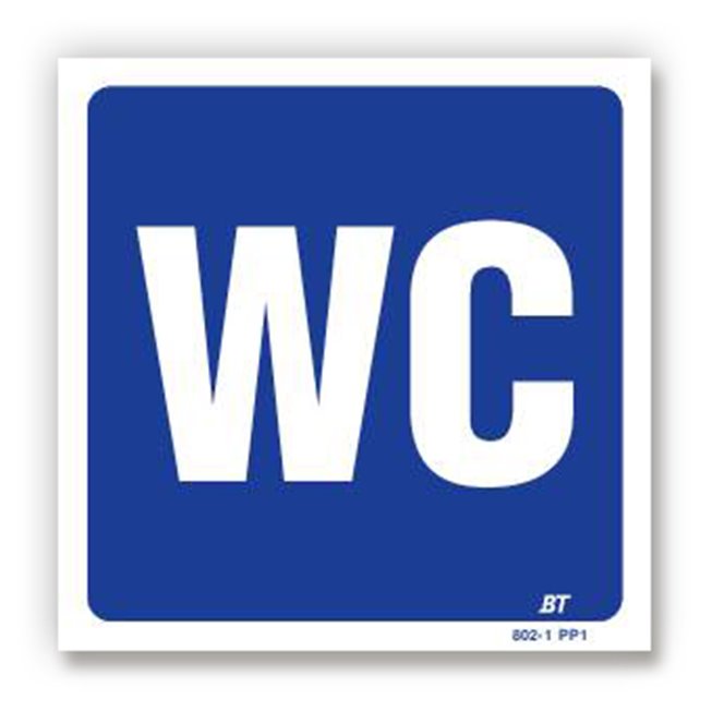 Panneau signalisation picto wc 