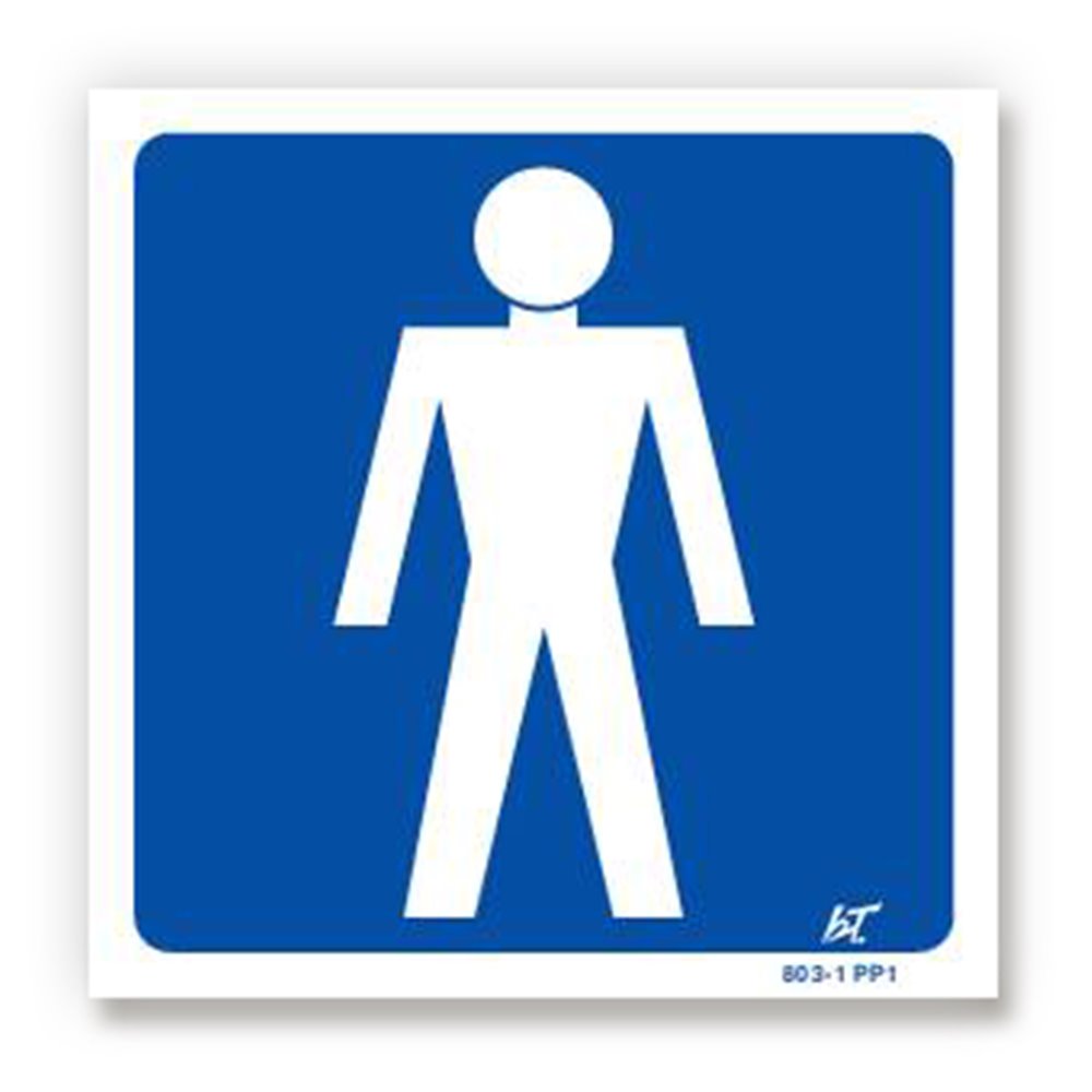 Picto of man signpost Panneau signalisation picto homme