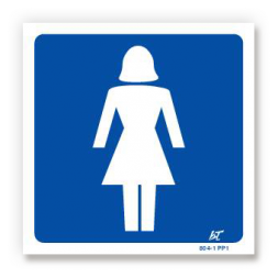 Panneau signalisation picto femme