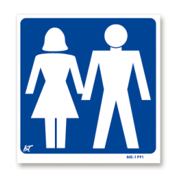 Panneau signalisation picto femme | homme