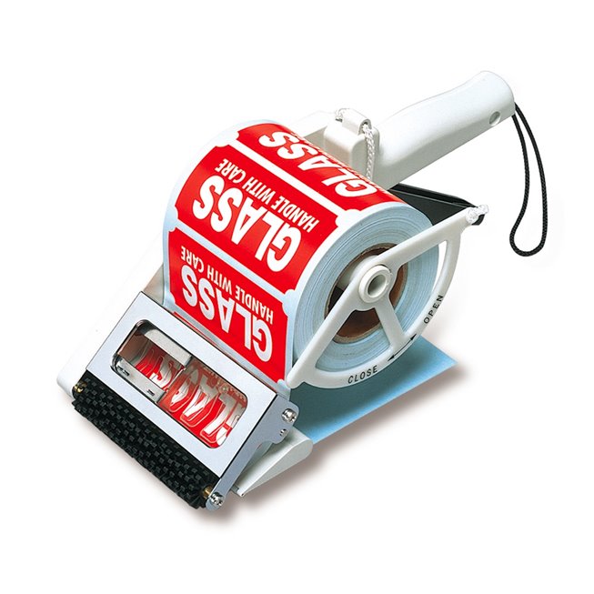 large wrist held labeler en