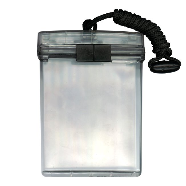 waterproof passport holder with lanyard en