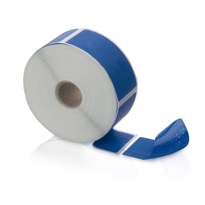 scelle adhesive bleue anti fraude zero transfert
