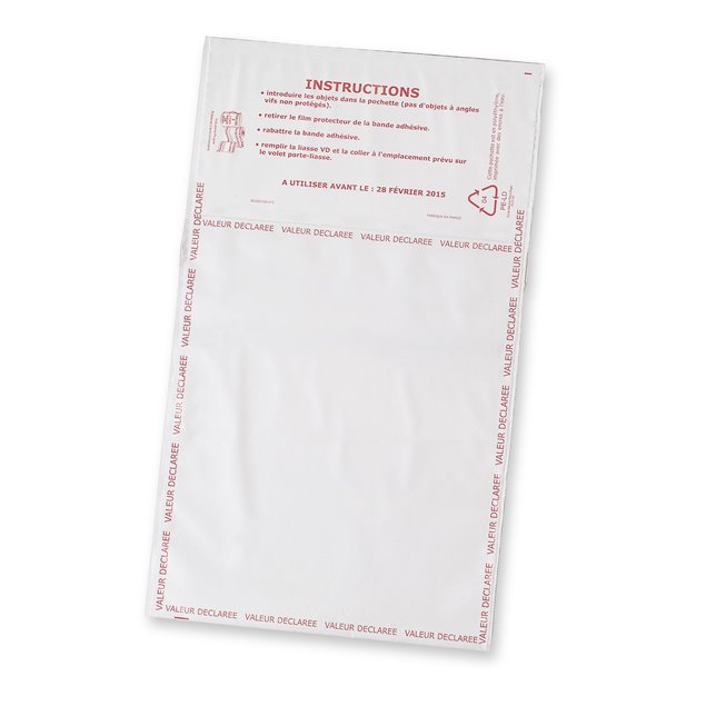 enveloppe securisee adhesif void