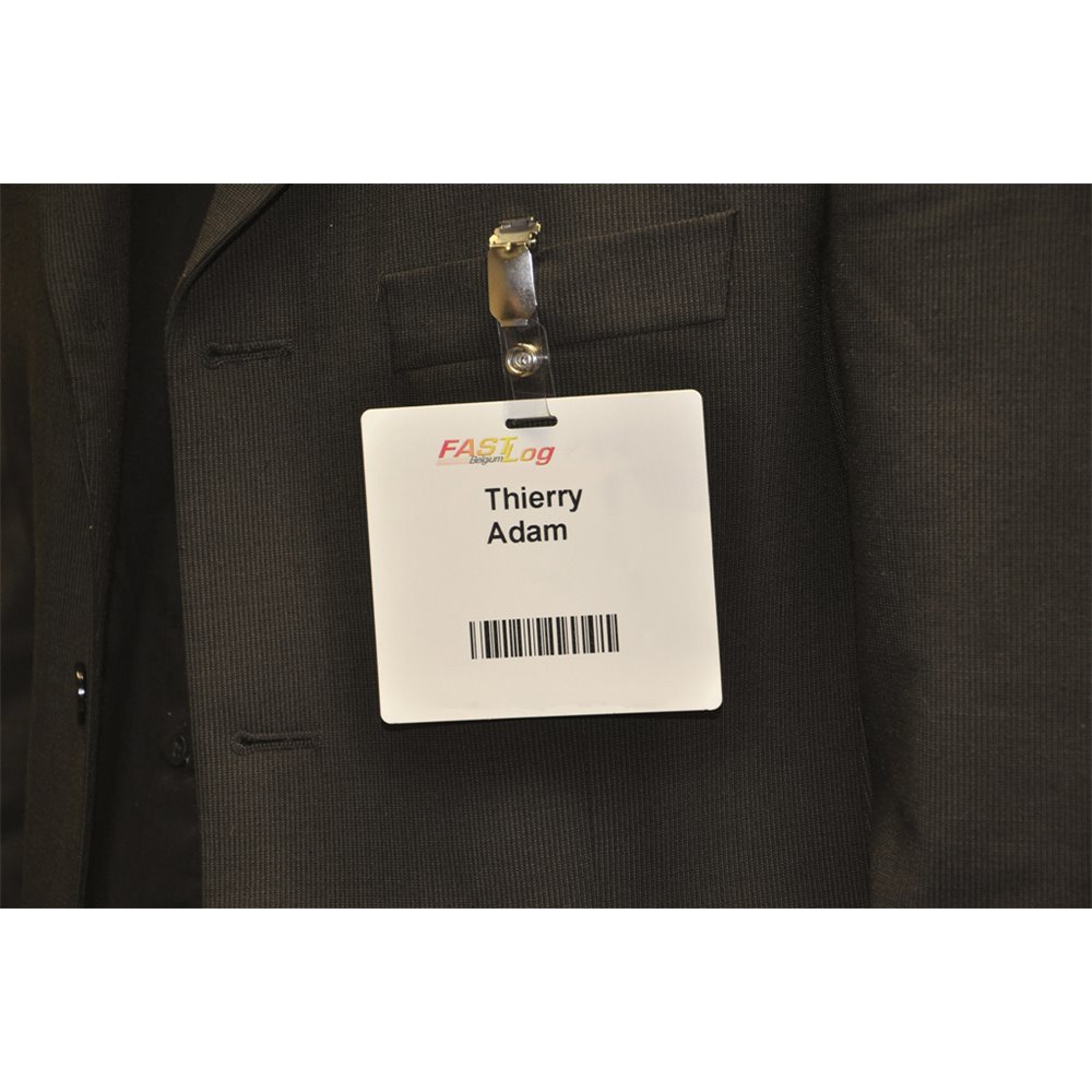 Self-Adhesive Access Badge in Folding Roll self adhesive access badge on jacket en