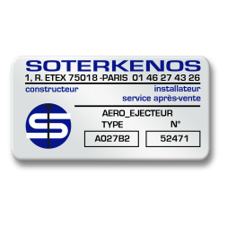 etiquette constructeur polyester double adhesif pre imprimee soterkenos