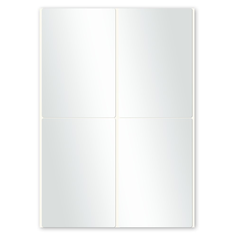 four labels per sheet a4 format en