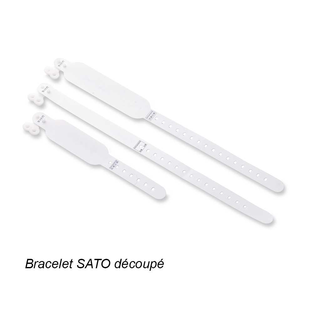 bracelets blancs patient imprimables decoupes