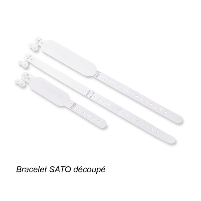 bracelets blancs patient imprimables decoupes