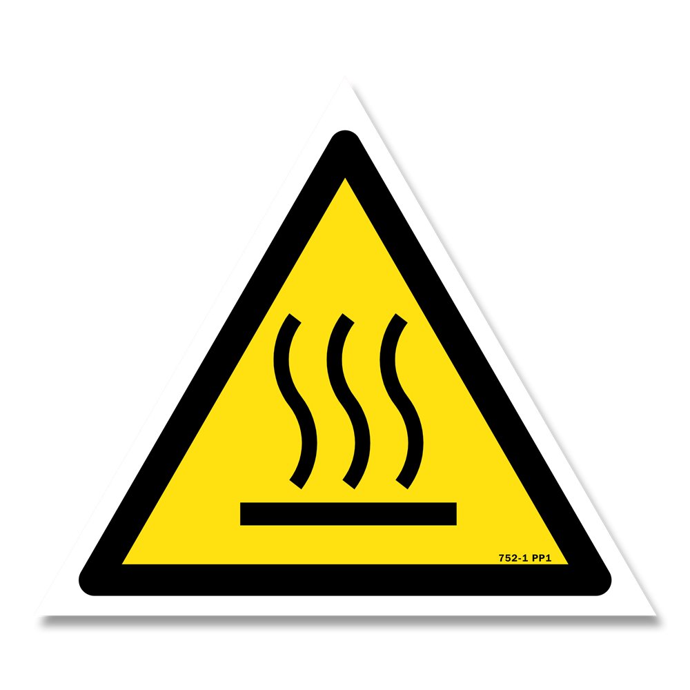 Panneau danger picto surface chaude