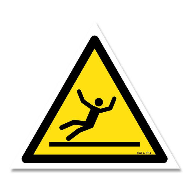 Panneau danger picto surface glissante