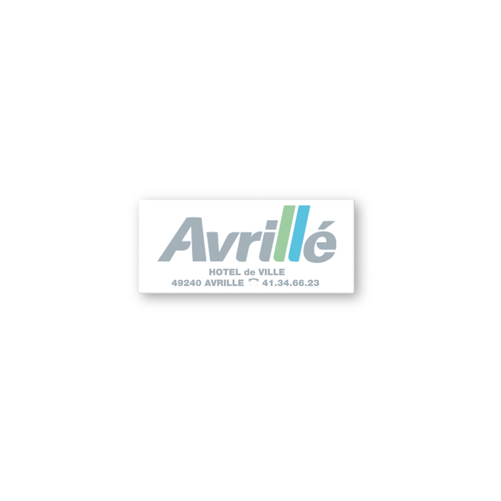 Sticker Adhésif Signalétique avrillo