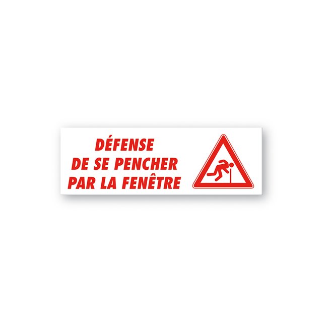 Descriptive Adhesive Sticker
