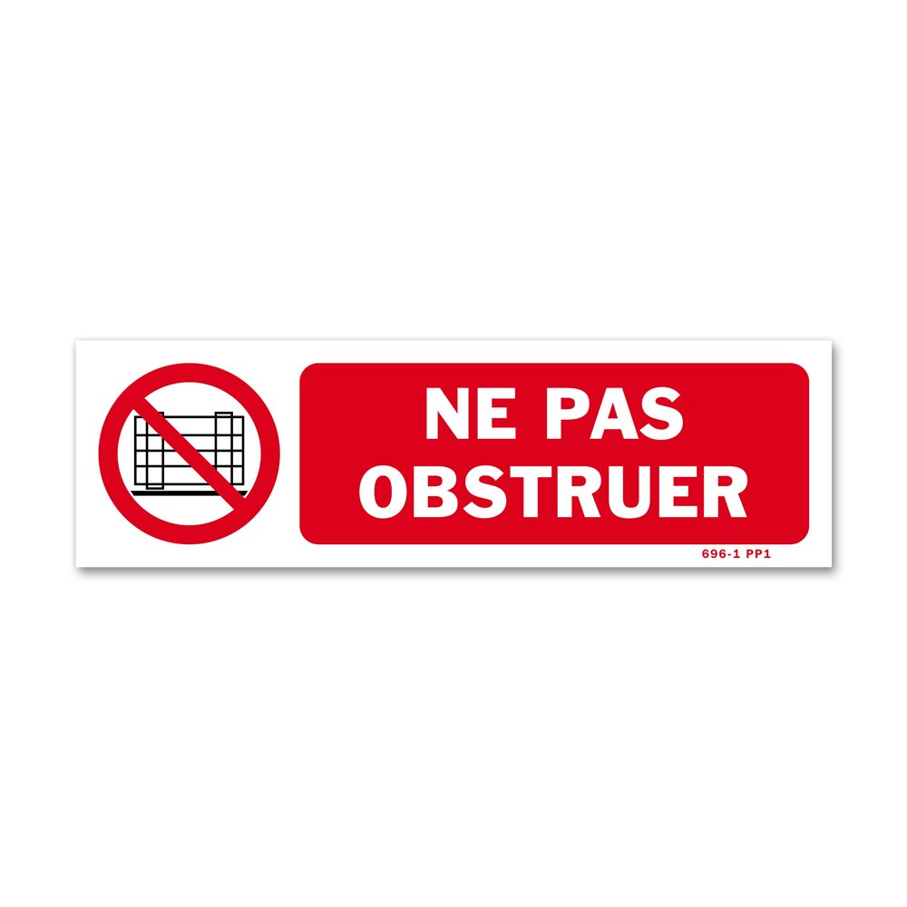 Panneau Avertissement Picto Ne Pas Obstruer Sur SBE Direct Hot Sex Picture