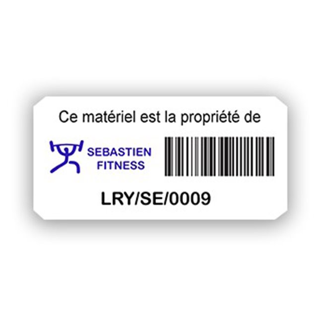 custom extremely adhesive asset tag sebatien fitness barcode en custom extremely adhesive asset tag sebatien fitness barcode en
