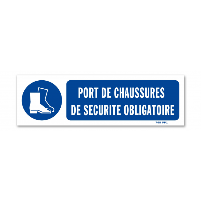 Panneau signalisation picto des pieds