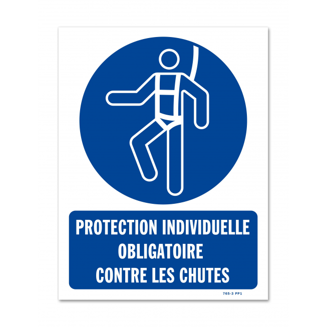 Panneau Signalisation Picto Protection Chute Sbe Direct