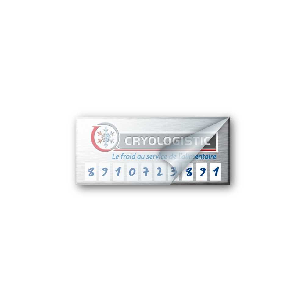 1 roller for 2500 transparent label protector for 50 x 20 mm labels transparent label protector