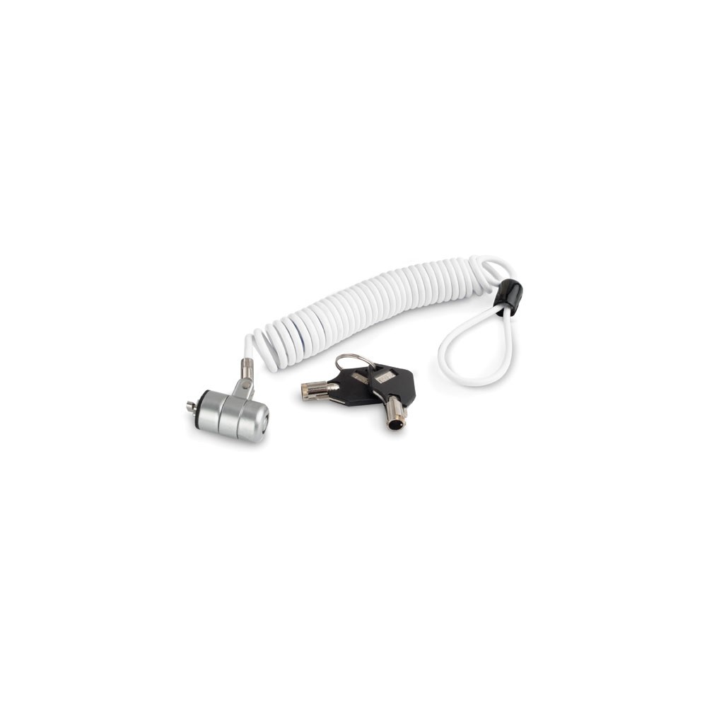 Câble antivol PC ultra-light blanc cable antivol pc ultra light blanc