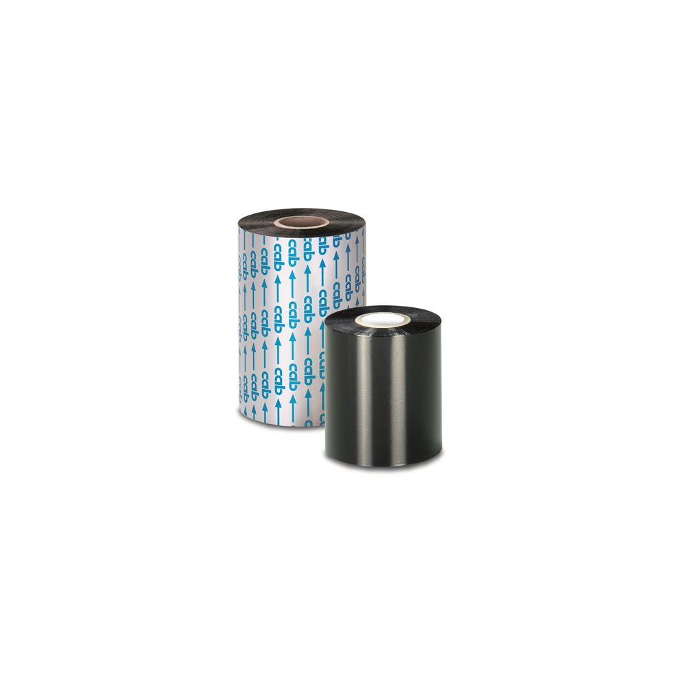 Ruban B110C transfert thermique noir résine - 55mm x 360m Ruban B110C transfert thermique noir résine