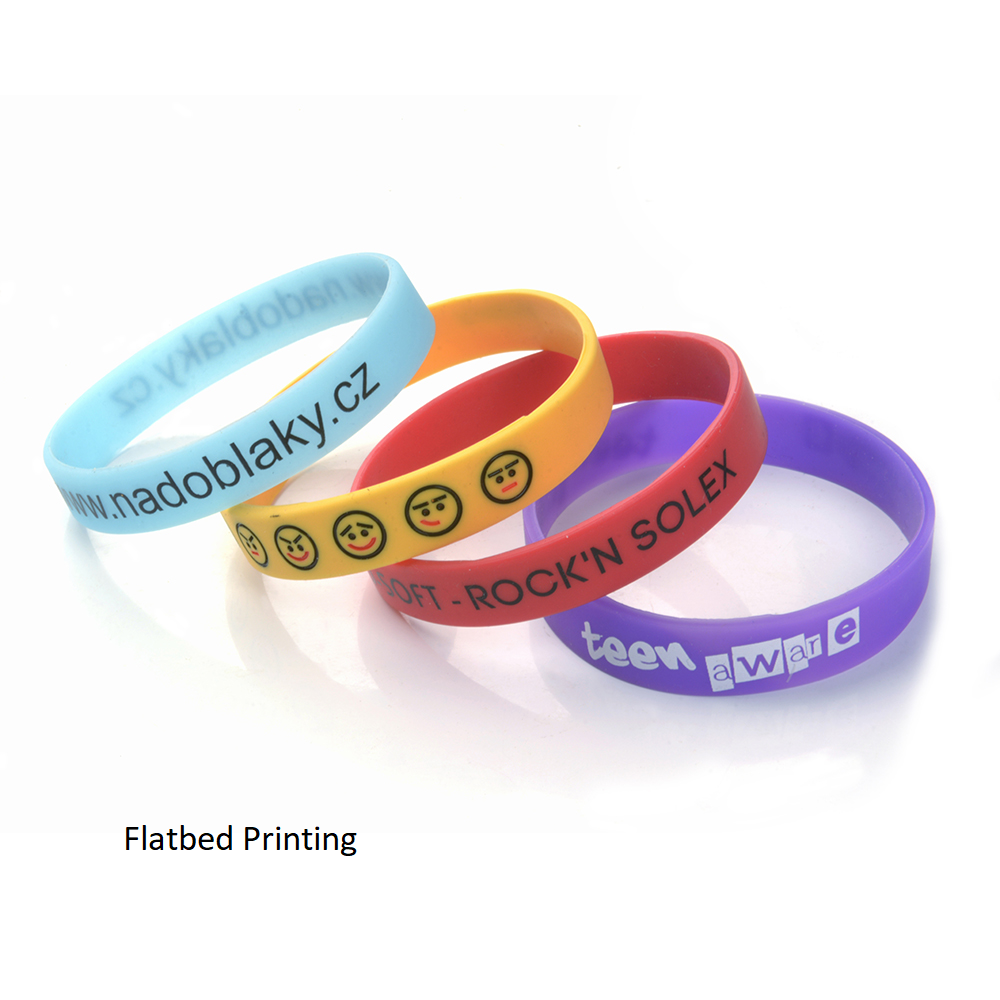 Embossed Silicone Wristbands - STARLING Silicone