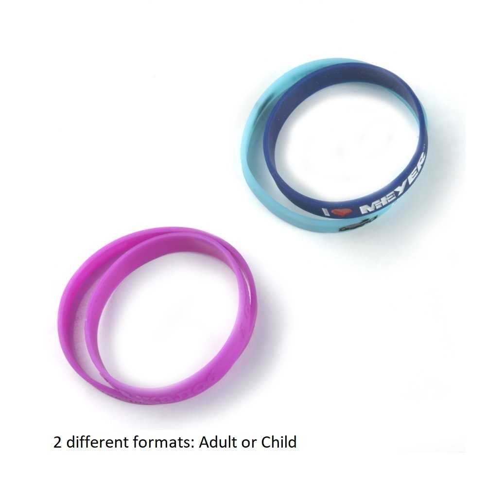 format bracelet silicone adult enfant en