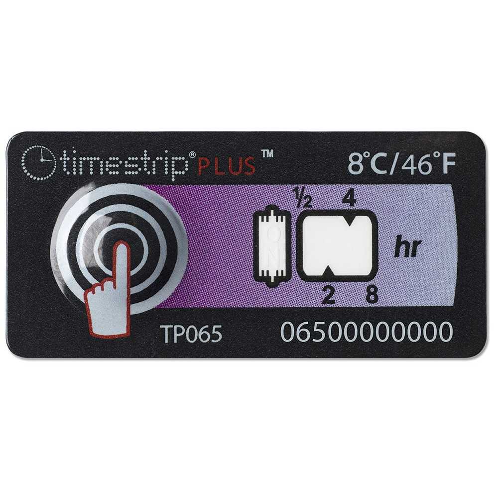 Timestrip temperature indicator Timestrip temperature indicator