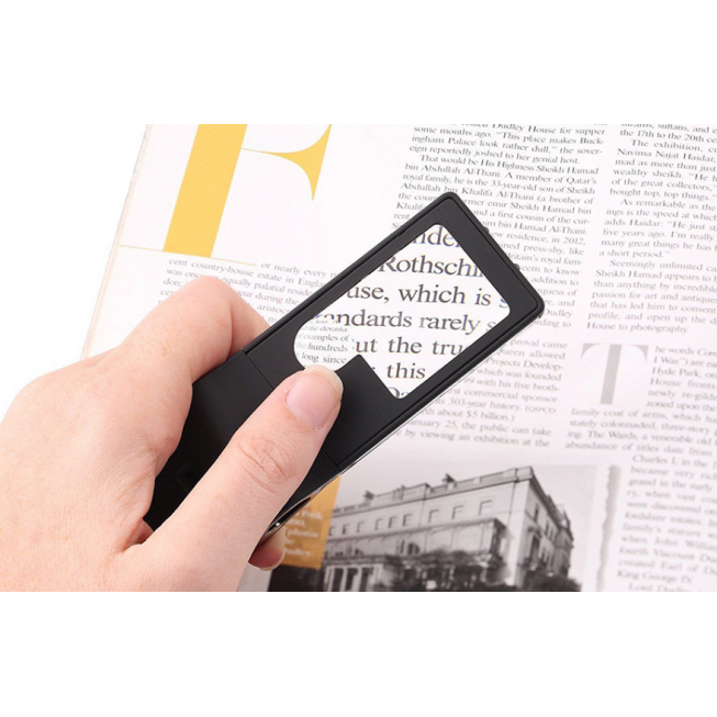 utilisation loupe de poche a lampe uv