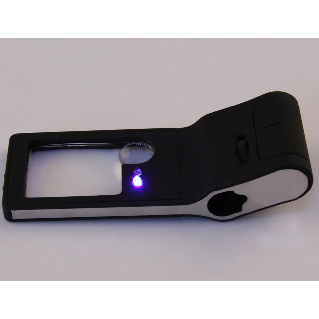 loupe de poche a lampe uv lumière ultraviolet