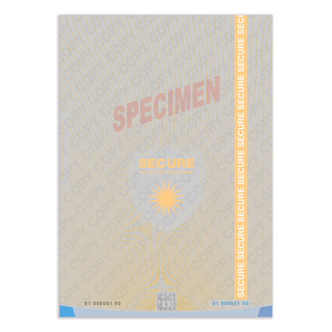 papier securise quinze points securite calque gris vu oeil nu calque jaune vision uv