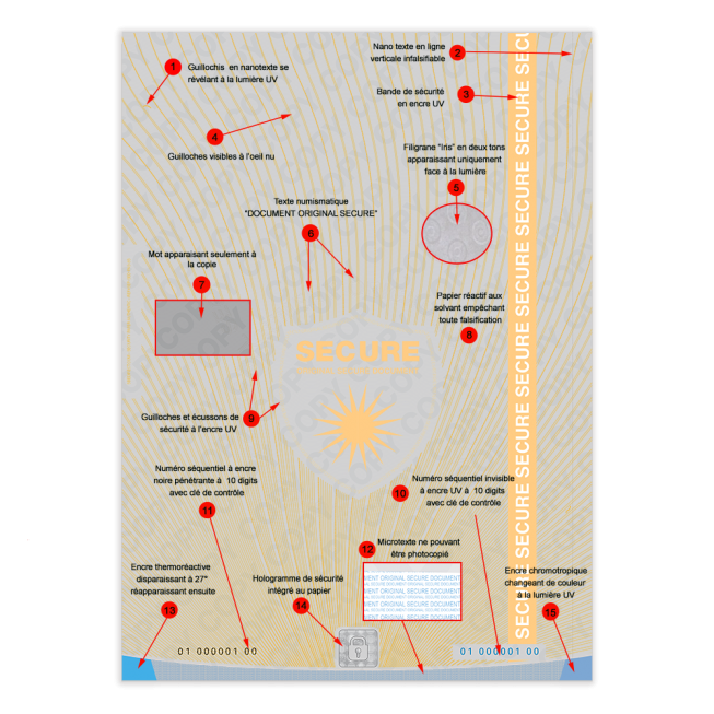 papier securite detail quinze points securite expliques
