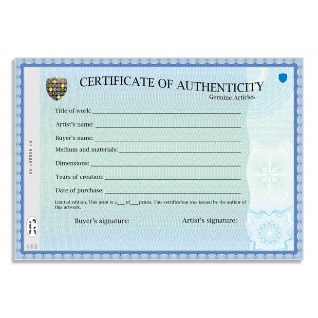 exemple utilisation papier securise personnalise certificat authenticite