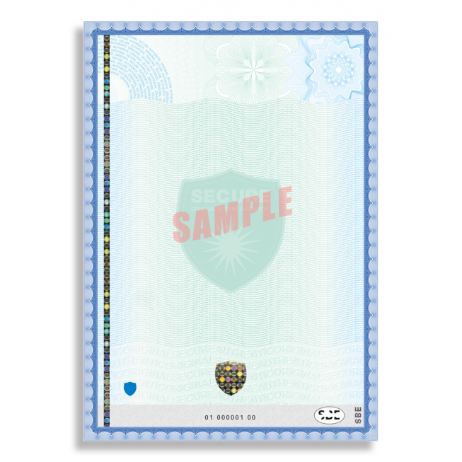 exemple papier securise haute securite x21 personnalisé