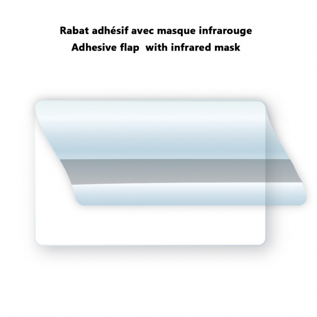 rabat masque infrarouge pour cache code barre sur carte pvc rabat masque infrarouge pour cache code barre sur carte pvc
