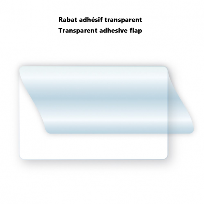 rabat transparent pre positionne ou non pour carte pvc rabat transparent pre positionne ou non pour carte pvc