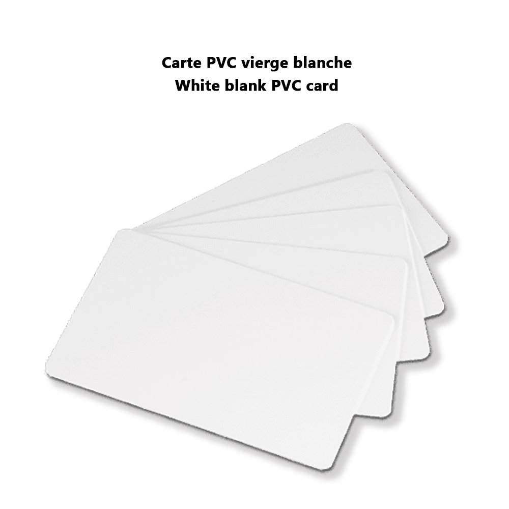 PVC Card blank white blank pvc card visual
