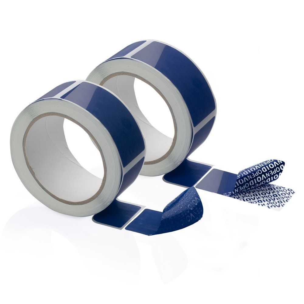 Extreme temperatures anti-fraud sticker seal customizable
