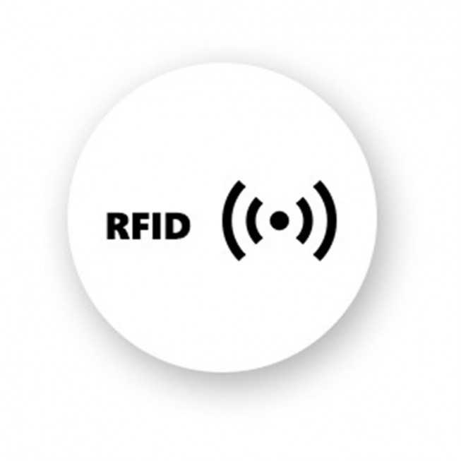 forme ronde etiquette rfid Impression Quadrichromie