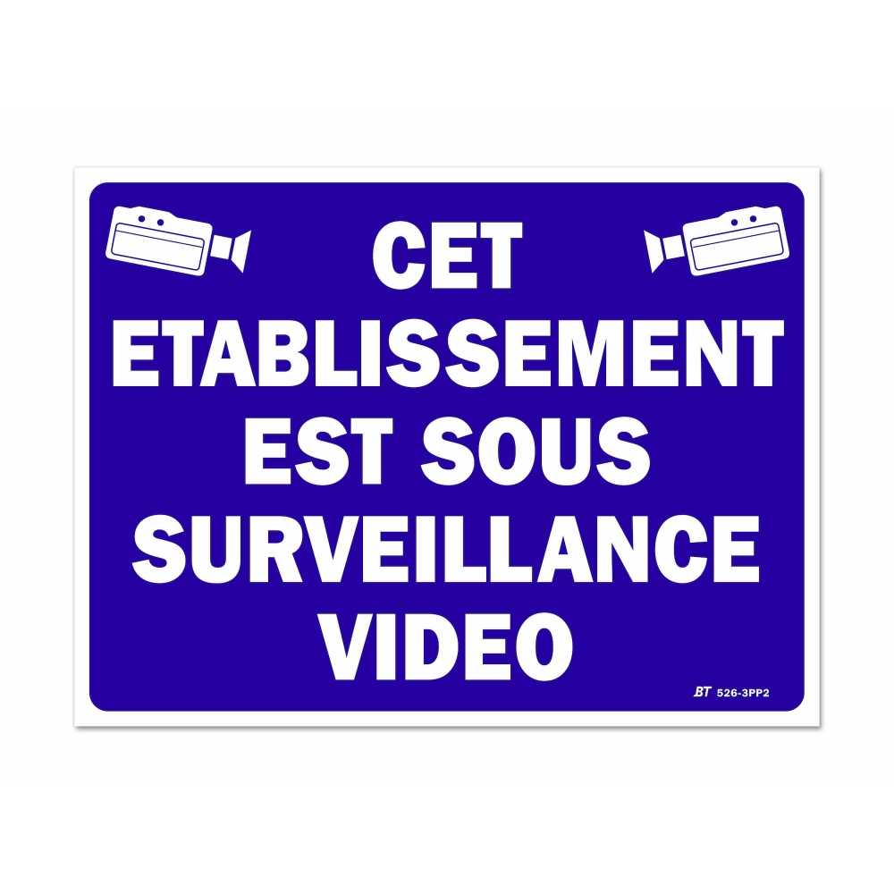 "Under video surveillance" signpost - 1
