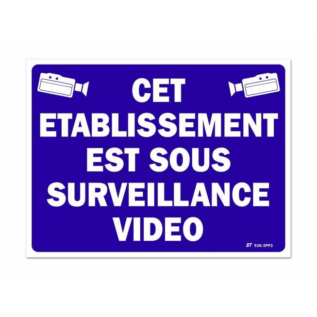 "Under video surveillance" signpost - 1