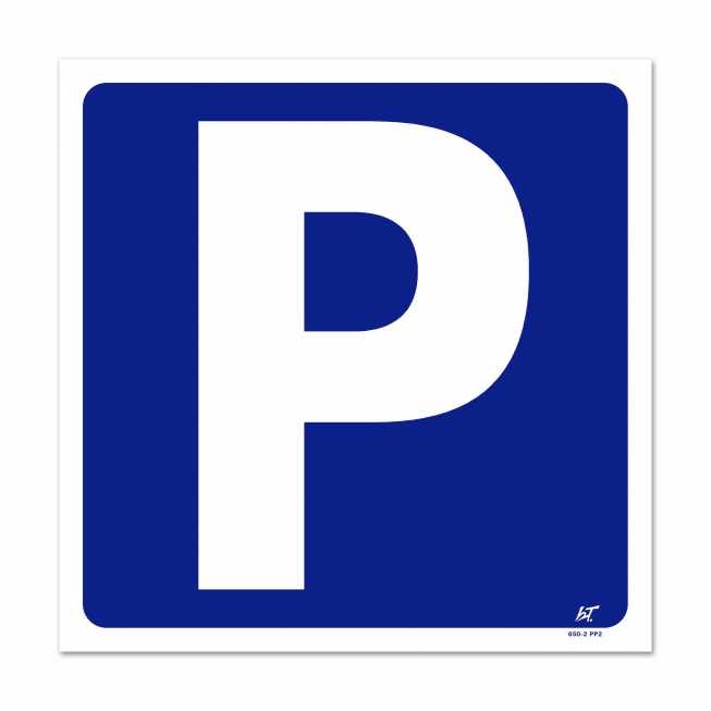 Panneau signalisation picto parking