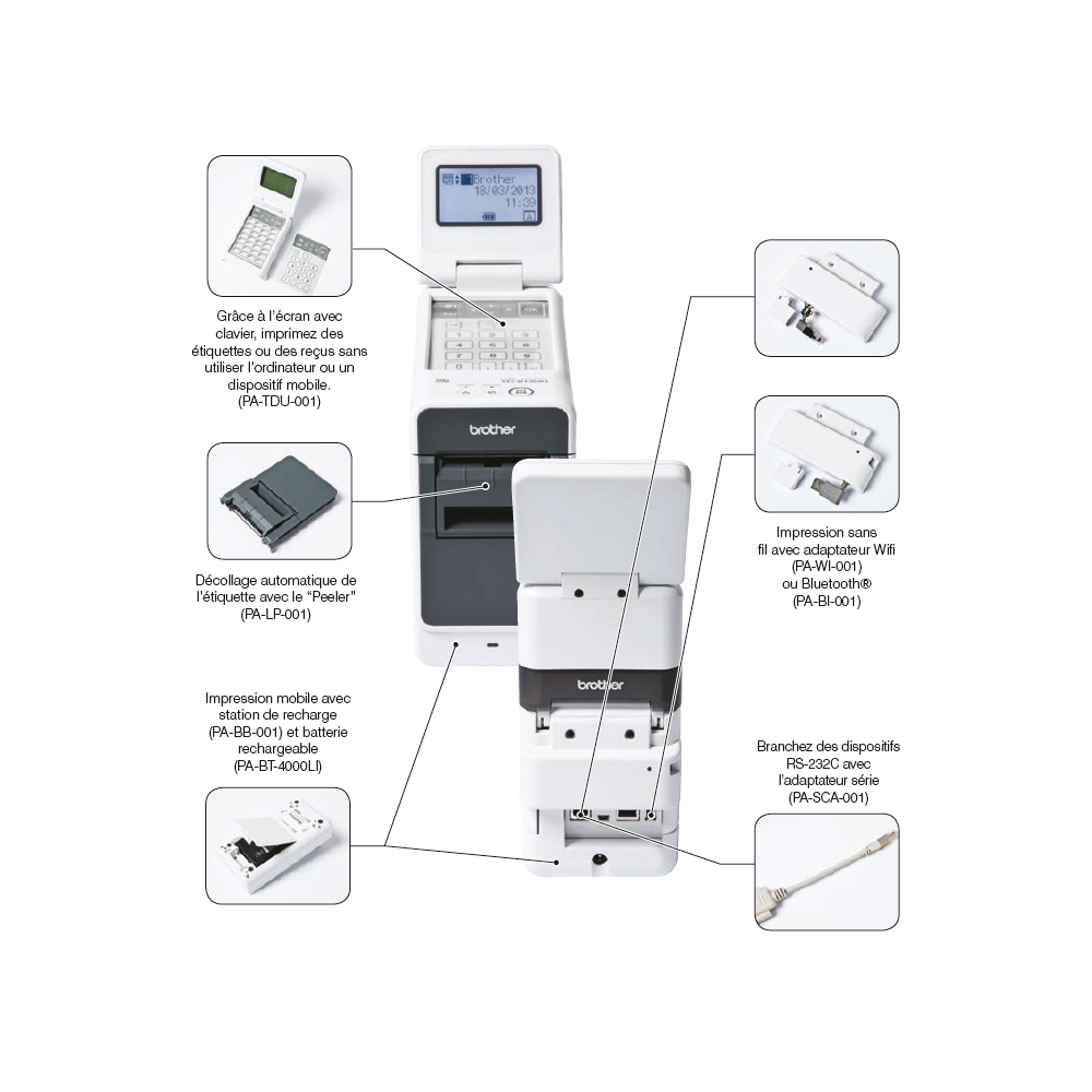 Brother TD-2120N thermal printer explain