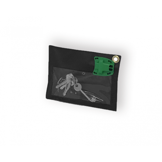Secure pouch for carrying keys and smartphones sbe
