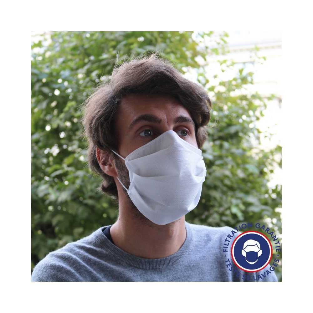 masque tissu lavable à filtre à charbon actif-meilleure  protection