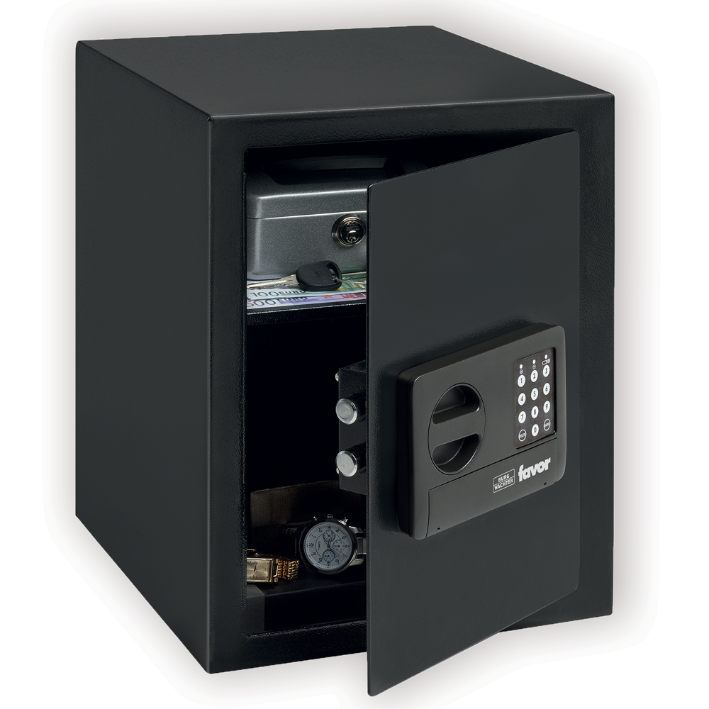 Mini Coffre-fort à 6 Compartiments Avec 2 Clés - Boîte De Sécurité Verrouillable Pour Bijoux, Argent, Clés (rouge)
