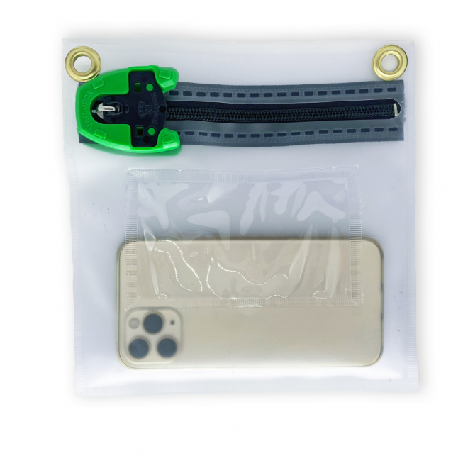 Secure pouch for personal documents and smartphones sbe with smartphone Secure pouch for personal documents and smartphones sbe with smartphone